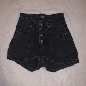Black fade shorts